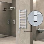 Haiti Elektrikli 300 Watt 500x1100 cm Düz Beyaz Oned On Off Termostatlı Sol Havlupan