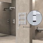 Haiti Elektrikli 300 Watt 500x700 cm Düz Beyaz Oned On Off Termostatlı Sol Havlupan