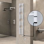 Haiti Elektrikli 300x1800 Düz Beyaz Parlak 600 watt Havlupan