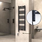 Haiti Elektrikli 600 Watt 500x1500 cm Düz Mat Siyah Oned On Off Termostatlı Sol Havlupan