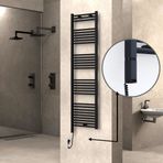 Haiti Elektrikli 600 Watt 500x1800 cm Düz Mat Siyah Oned On Off Termostatlı Sol Havlupan