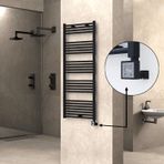 Haiti Elektrikli 600 Watt 600x1500 cm Düz Mat Siyah KTX3 Termostatlı Havlupan