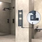Haıtı Elektrikli Havlupan 300X1000 Düz Antrasit (Ktx1 Termostat) 300W