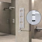 Haıtı Elektrikli Havlupan 300X1200 Düz Beyaz (Oned Onoff) Sol 300W