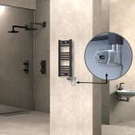 Haıtı Elektrikli Havlupan 300X700 Düz Antrasit (Thesis Termostat) 200W