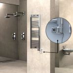 Haıtı Elektrikli Havlupan 400X1200 Düz Krom (Thesis Termostat) 300W