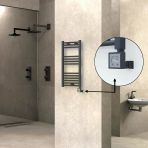 Haıtı Elektrikli Havlupan 400X800 Düz Antrasit (Ktx3 Termostat) 300W