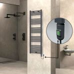 Haıtı Elektrikli Havlupan 500X1500 Düz Antrasit (Onoff Düğmeli) 600W