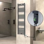 Haıtı Elektrikli Havlupan 500X1800 Düz Antrasit (Onoff Düğmeli) 900W