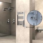Haıtı Elektrikli Havlupan 500X800 Düz Krom (Thesis Termostat) 200W