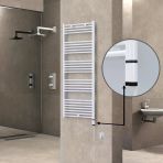Haıtı Elektrikli Havlupan 600X1500 Düz Beyaz (Oned Onoff) Sağ 1000W