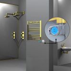 Haıtı Elektrikli Havlupan 600X700 Düz Altın (Musa Termostat) 200W