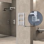 Haiti KTX3 Düz Beyaz 200 Watt 400x700 cm Termostatlı Elektrikli Havlupan