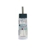 Haitn 480ML Creative Square Fitness Sporcu Suluk (Yurt Dışından) - Şeffaf - Siyah
