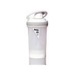 Haitn 600 ml Tutamaç Üç Katmanlı Shaker Beyaz Suluk