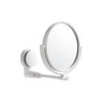 Haitn Katlanır Makyaj Aynası Duvar Montaj Matkap Olmadan Vanity Ayna Döner Banyo Aynası Emme Katlanır Kol Uzatma Tıraş Aynası A3 | Banyo Aynaları (Yurt Dışından) - Beyaz