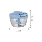 Haitn Meyve Öğütücüler Için Çok Fonksiyonlu Sebze Kesici Kıyma Manuel Sarımsak Et Kırıcı Mutfak Aksesuarları | Shredders & Amp;dilimleyiciler (Mavi, 12X9.5CM) (Yurt Dışından)