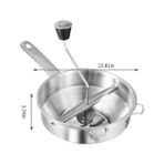 Haitn Patates Ricers Mutfak Pişirme Araçları Paslanmaz Çelik Basınç Çamur Püresi Sebze Meyve Basın Makinesi Sarımsak Mashers & Amp;ricers (Yurt Dışından) - Gümüş