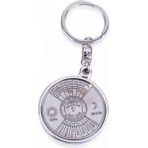 HaiTun 1 Adet 50 Yıl Takvim Anahtarlık Mini Metal Yüzük Pusula Anahtarlık Keyfob Yürüyüş Kamp Açık Spor Hayatta Kalma Araçları | Pusula (Yurt Dışından) - Gümüş