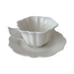 HaiTun 100 ml Avrupa Lüks Seramik Petal Ofis Kahve Fincanı ve Tabağı Seti Süt Çay Kupalar Doğum Günü Çiftler Hediyeler Arkadaşlar Fincan Hediye | Kupalar (Yurt Dışından) - 1 Adet - 300 ml - Beyaz