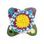 HaiTun 50X50 cm Pet Köpek Snuffle Mat Burun Kokusu Eğitim Sniffing Pad Yavaş Besleme Kase Gıda Dağıtıcı Halı Stres Puzzle Rahatlatmak | Köpek Oyuncakları (Yurt Dışından) - Renkli