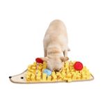 HaiTun Küçük Kirpi Şeklinde Pet Köpek Snuffle Mat Burun Kokusu Eğitim Battaniye Kelepiş Pad Yavaş Besleme Kase Gıda Dağıtıcı Halı Oyuncaklar | Köpek Oyuncakları (Yurt Dışından) - Sarı