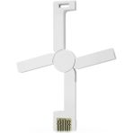 HaiTun Mini Katlanır Elektronik Mutfak Ölçeği Taşınabilir Ev Yemek Tartı Kahve Ölçekli LED Ekran Mutfak Aksesuarları (Yurt Dışından) - Beyaz