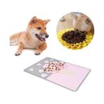 HaiTun Pet Köpek Snuffle Mat Burun Kokusu Eğitim Battaniye Koku Pad Yavaş Besleme Kase Gıda Dağıtıcı Halı Stresi Rahatlatmak | Köpek Oyuncakları (Yurt Dışından) - Pembe