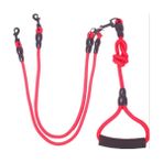 HaiTun Pet Trackıng Halı Dönüşüm Köpek Kolay Kolu Kolu Ile Ilgili 2 Köpekler Için 1 Leash | Tasmalar (Kırmızı) (Yurt Dışından)