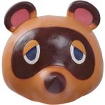 HaiTun Tom Nook Rakun Maskesi Hayvan Geçiş Lateks Headgear Cadılar Bayramı Cosplay Ball Sahne (Yurt Dışından) - Kahverengi
