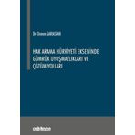 Hak Arama Hürriyeti Ekseninde Gümrük Uyuşmazlıkları ve Çözüm Yolları - Osman Sarıaslan