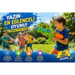 Hak-İş Oyuncak Basınçlı Süper Su Tabancası – Uzun Menzilli, Büyük Su Hazneli Yaz Oyuncağı - Renkli