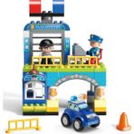 Hak-İş Oyuncak Mini Polis Karakolu LEGO Seti – 63 Parça Blok Oyuncak - Renkli