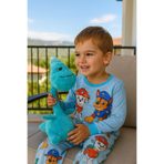 hak-iş oyuncak Müzikli ve Dans Eden 40 Cm Peluş Şaşkın Dinozor Oyuncak