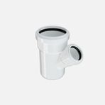 Hakan Boru 110x50 mm 45 Pvc-U Beyaz Çatal Borusu
