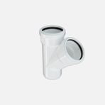 Hakan Boru 75x75 mm Beyaz 45 Pvc-U Çatal Borusu