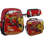 Hakan Çanta Angry Birds Okul Çantası Beslenme Çantası Kalemlik 3'lü Set