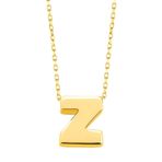 Hakan Mücevherat Minimal 0.7Mm Z Harfli Kolye 14 Ayar Altın