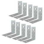 Hakay 10 Adet Metal Köşebent - 40X80X80 mm Bağlantı Aparatı
