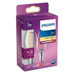 Hakay 2'li Paket 40W LED Mum Ampul, 2700K Beyaz Işık, E14 Duy ile Ekonomik Çözüm