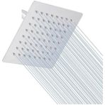 Hakay 304 Paslanmaz Çelik Kare Tepe Duşu, 25X25 Cm, Sabit Başlık