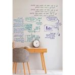 Hakay 60 cm x 3 Metre Elektrostatik Duvar Koruyucu Yazı Tahtası - 41 Delft Blue