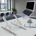 Hakay Alüminyum Katlanabilir Laptop Standı, Ergonomik Tasarım