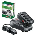 Hakay Bosch Home And Garden 18 Volt Akü ve Al 1830 Cv Şarj Cihazı Başlangıç Seti, 2.5 Ah Akü, 300L/SAAT Debi, 0.365 kg