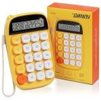 Hakay Büyük LCD Ekranlı Hesap Makinesi - 10 Haneli, Sarı