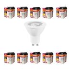 Hakay Ekonomik 10'lu GU10 LED Ampul Seti - 4,5W, 350 Lumen, 3000K Sarı Işık