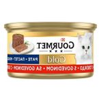 Hakay Kıyılmış Sığır Etli Yaş Kedi Maması, 85 G, Yetişkin Kediler Için