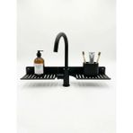 Hakay Metal Lavabo Üstü Organizer Raf, Duvara Monte ile Pratik Mutfak Düzeni - 41 Delft Blue
