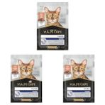 Hakay Yetişkin Kediler Için Somonlu Yaş Kedi Maması, 85 Gr. (3 Paket)