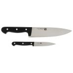 Hakay Zwilling Twin Chef 2 Bıçak Set, Paslanmaz Çelik, Siyah